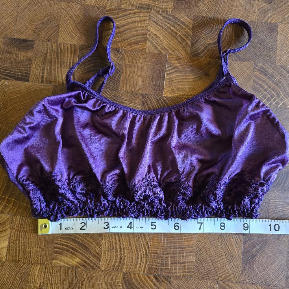 Vintage Stretchy Purple Bralette